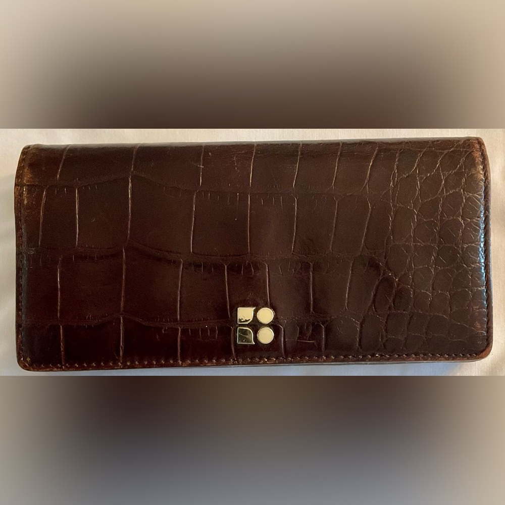 Kate Spade Brown Croc Leather Wallet